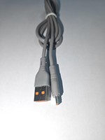 Câble de charge USB-A Micro en PVC souple gris, à charge rapide, avec noyau en cuivre composite, flexible, 1m, pour téléphone portable Android, en gros