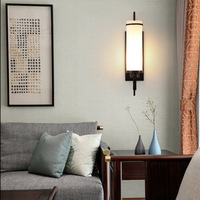 Caractère Unique Style chinois livraison rapide chambre chevet décor Vertical applique intérieure hôtel applique murale