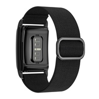 Bracelet de montre Whoop en nylon tissé, toile élastique, boucle à ardillon, bracelet de montre sport monobloc 290 mm * 22 mm