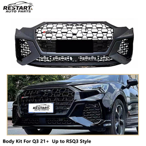 ชุดแต่งรอบคันสำหรับ <span class=keywords><strong>Audi</strong></span> <span class=keywords><strong>Q3</strong></span> ปี 2019-2022 เป็นรุ่น <span class=keywords><strong>RS</strong></span> <span class=keywords><strong>Q3</strong></span> พร้อมกันชนหน้า-หลัง สเกิร์ตข้าง ไฟหน้า ไฟท้าย บังโคลน ฝากระโปรง - Product Image 1