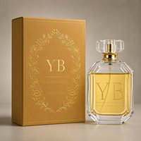Flacon de parfum de luxe en verre de 100 ml avec pulvérisateur à pompe à surface plate sérigraphiée et diffuseur à bâtonnets – Offre Spéciale