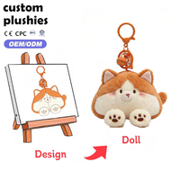 Produsen Boneka Plushie Custom CE ASTM Tanpa Minimum Order, Boneka Buatan Khusus dengan Bantal Hewan Boneka Lembut, Gantungan Kunci, Figur Plushie Custom, Mainan