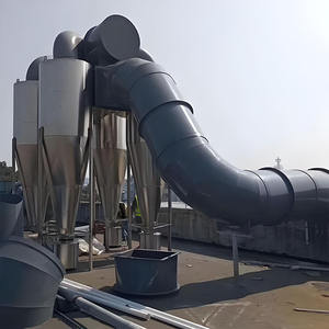 Type fendu de séparateur cyclonique de collecteur de poussière de cyclone de 5hp pour les systèmes concasseurs primaires de minerai pour l'alimentation de traitement de déchets de carton - Product Image 6