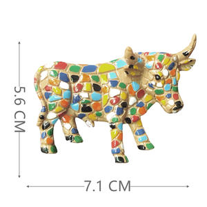 Witt a tridimensional <span class=keywords><strong>mosaico</strong></span> tauromaquia pintado recuerdo imanes de nevera para un viaje a <span class=keywords><strong>Barcelona</strong></span> España - Product Image 2