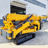 Grue araignée portable 1-16t, avec jambes télescopiques pliables, compacte, pour ascenseur d'accès, utilisation intérieure et extérieure