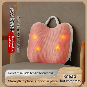 Almohada Masajeadora Portátil de Viaje con Calor y Amasamiento para Cuello y Espalda, Almohadilla de Masaje Tropial de Acupresión e Instrumento de Masaje Lumbar - Product Image 3