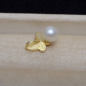 Pendentif papillon en argent S925 avec perles 9-13, pendentif pour cheveux, accessoires de bijoux DIY pour femme, support 4352, ensemble arrière - Product Image 4