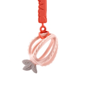 Phanpy bé núm vú antidrop Silicone <span class=keywords><strong>Teether</strong></span> Clip thiết kế mọc răng đồ chơi Soother chuỗi số lượng lớn để bán trực tiếp Trung Quốc giảm giá Cổ Phiếu - Product Image 5