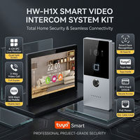 Tuya Smart Video Doorbell Outdoor Unit 1080P HD IP65 Waterproof PoE/Wi-Fi Wired Intercom Station Access Control for Smart Home
