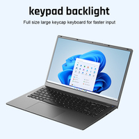 15.6 ''ordinateur portable mince Amd R9 bureau PC de jeu 16GB 8GB mémoire couverture de confidentialité indicateur de travail lumière coque métallique caméra
