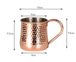 पिलस्नर उक्वेल 304 स्टेनलेस स्टील तांबे की प्लेटेड गुलाब सोने की छपाई बियर मग ऊंचाई पोलांड वसंत शेवकोफ के लिए - Product Image 2