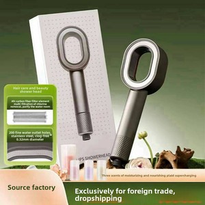 Pommeau de douche à main de beauté filtrée par exportation transfrontalière purificateur d'<span class=keywords><strong>eau</strong></span> booster de déchloration au charbon actif <span class=keywords><strong>pour</strong></span> salles de bain - Product Image 4