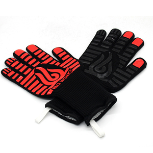 <span class=keywords><strong>Gants</strong></span> antidérapants en silicone noir aramide <span class=keywords><strong>pour</strong></span> <span class=keywords><strong>barbecue</strong></span>, résistance extrême à la chaleur 800 1472f, <span class=keywords><strong>pour</strong></span> la cuisine, <span class=keywords><strong>pour</strong></span> l'extérieur - Product Image 2