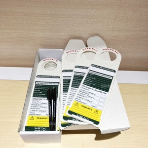 Đa năng nhựa giàn giáo kiểm tra hàng tuần có thể in thẻ an toàn cảnh báo an toàn và nguy hiểm - Product Image 3