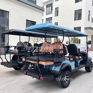 Elegante Carro de Golf Eléctrico Todoterreno Azul para 2 Personas, para Recreación Personal al Aire Libre - Product Image 5