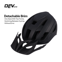 Casque de vélo de montagne DEVIATE personnalisé de haute qualité à bon prix pour la route, hommes et femmes, 285g léger, avec feu arrière pour la nuit