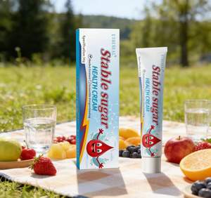 Crème de Santé Stable au Sucre, Extrait Herbal, Formulation Scientifique, 20g, Usage Externe pour le Soin du Glucose Sanguin Corporel - Product Image 3