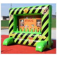 Jeu Gonflable Zombie Strike : Tir à la Cible Flottante et Jeu de Tir à l'Arc Gonflable pour Fêtes et Carnavals