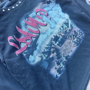 High Quality Custom Oversized Thermal T-<b>Shirts</b> Acid Wash <b>Waffle</b> Boxy Cropped Tee Cotton Pearl Thermal <b>Waffle</b> Knit Long Sleeve - Product Image 2