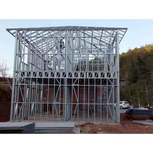 Structure de villa en acier léger, design moderne, ossature de logement préfabriqué - Product Image 1