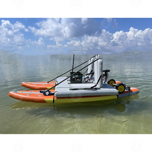 Planche de SUP gonflable à double pédale en gros d'usine, bateaux à rames gonflables avec chaise portable pour loisirs aquatiques - Product Image 3