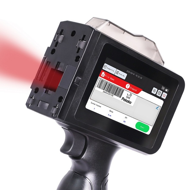 Portable Mini Handheld XP600 Inkjet Printer 600DPI Resolution Scanning QR Bar-Codes Compatible Flex Material TIJ All-In-One Fast