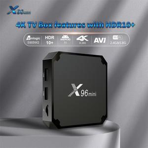 Chipset cập nhật s905w2 Android 11 x 96mini Android Set Top TV Box 1/2/8/16GB 4k kép 2.4GHz/5.8GHz Wifi Quad Core Android TV Box - Product Image 3