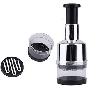 Kitchen Tools &amp; <strong>Gadgets</strong> Manual Multifunctional Mini Garlic Onion Cutter Vegetable Chopper Kitchen Accessories Plastic Color Box - Product Image 4