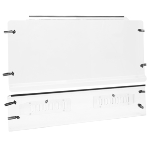 For KUBOTA RTV X900 X1120 X1130 X1140 2 PIECE Clear Vented Windshield UTV / SXS - Product Image 4