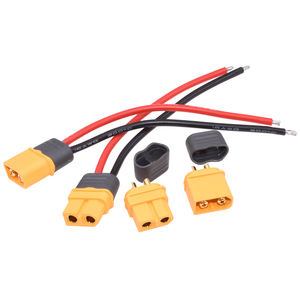 厂家直供 XT60H XT-60 公母硅胶线单端电缆线束，适用于电子遥控模型电池 - Product Image 1