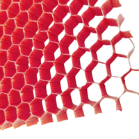 Noyau en nid d'abeille en aramide à faible dielectricité 48 kg/m³ – Noyau hexagonal transparent haute fréquence pour couverture d'antenne radôme communication 5G