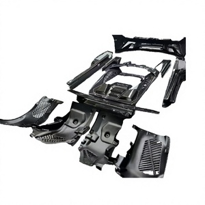 Kit carrosserie en fibre de verre et fibre de carbone, pare-chocs avant, aileron arrière, diffuseur, kit carrosserie pour Lamborghini Huracan LP610 LP580 EVO RWD 2020 - Product Image 3