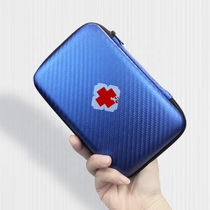 Trousse de premiers secours portable, pratique, robuste, petite, bleue, en EVA, pour voiture, maison, extérieur, sports, camping, randonnée - Product Image 5
