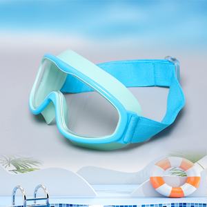 Gafas de Natación para Niños, Impermeables y Antivaho, con Marco Grande, Nueva Tela para la Cabeza, Color Brillante, Silicona, Nuevo Diseño - Product Image 5