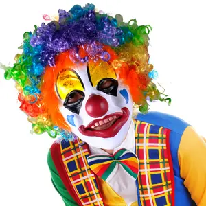 Latex Shawn Crahan ERHÖBTE TITELLE Original Clown Slipknot Masken Halloween Cosplay Kleidung gruselige Party Gesichtsmaske für Erwachsene