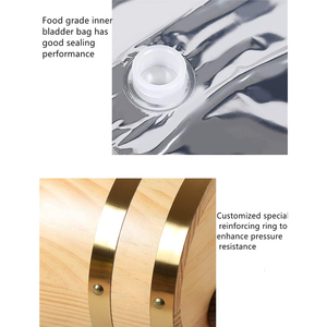 Barril Moderno de Pino de <span class=keywords><strong>3</strong></span> Litros para Bodas - Personaliza tu Propia Cerveza, Whisky, Vino, <span class=keywords><strong>Ron</strong></span> o Tequila con Color Madera - Product Image 6