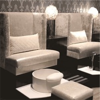 Chaise de massage pour les pieds, spa, trône de luxe, banc, chaise de pédicure et de manucure avec bol de pédicure