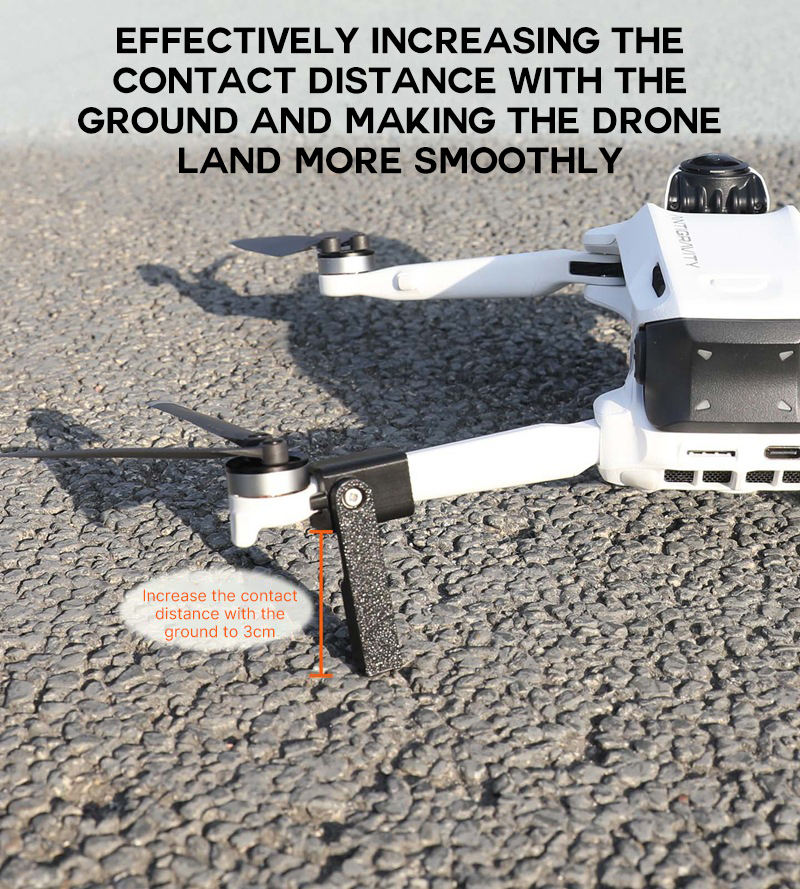 HONGDAK for Shadow Feather Antigravity A1 Drone Height Extender Tripod Bottom Scratch Guard 8g Foldable Easy Install