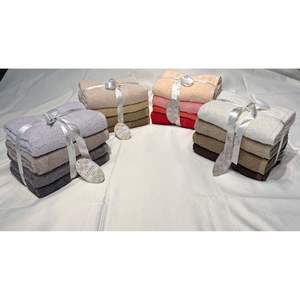 100% Cotton Quick-Dry Cooling Woven 4in1 Hand/Face <b>Towels</b> <b>Bath</b> <b>Towel</b> <b>Set</b> Elegant Luxurious Exclusive Offer - Product Image 1