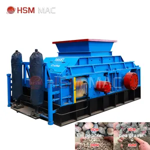 HSM mini machine de granit de roche broyeur à double rouleau broyeur à vendre