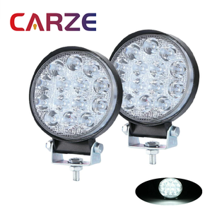 スーパーブライトカー4インチ27W LEDワークライト12V 24V車用LEDラウンドスポットフォグライト車用トラックトラクターボートSUV製品 - Product Image 1
