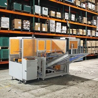 Machine d'installation verticale entièrement automatique à haute efficacité pour déballage de cartons, écologique, garantie 3 ans, grand stock