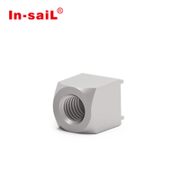 Connecteur PCB In-sail M6 à sertissage, éléments de puissance 320A, bornier haute intensité en laiton étamé pour carte SMT, -55°C à 155°C