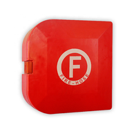 GHD-M2 Coin Rond en fibre de verre Feu Tuyau rack GFP Boîte avec en acier inoxydable bobine Pour Lutte Contre L'incendie IMPA CODE : 330751