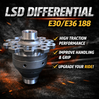 Différentiel à Engrenages Hélicoïdaux Haute Performance pour BMW Série 3 E30 E36 188mm Boîtier Moyen LSD à Biais de Couple