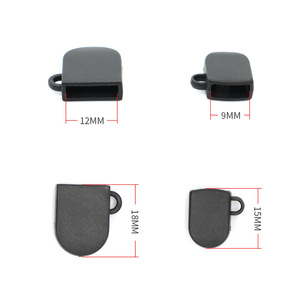 Boucle de lanière en plastique noir H034H036 pour attache de badge de carte d'identité professionnelle - Product Image 3