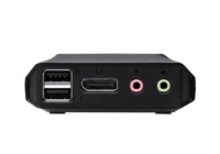 Commutateur KVM hybride ATEN CS52DP 2 ports USB-C 4K UHD avec partage audio et périphériques USB