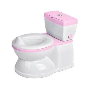 Factory Baby Folding Toilet And Simulated Child Training Toilet With Real Flushing Sound