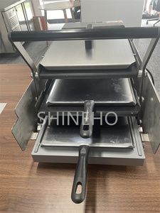Shineho Grille-pain <span class=keywords><strong>professionnel</strong></span> en acier inoxydable à 3 niveaux pour pains à <span class=keywords><strong>hamburger</strong></span> avec menus à mémoire pour les restaurants rapides - Product Image 3
