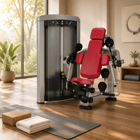 Machine à curls pour biceps de haute qualité, professionnelle, à charge par poulie, pour entraînement des épaules assis, équipement de fitness commercial pour salle de sport